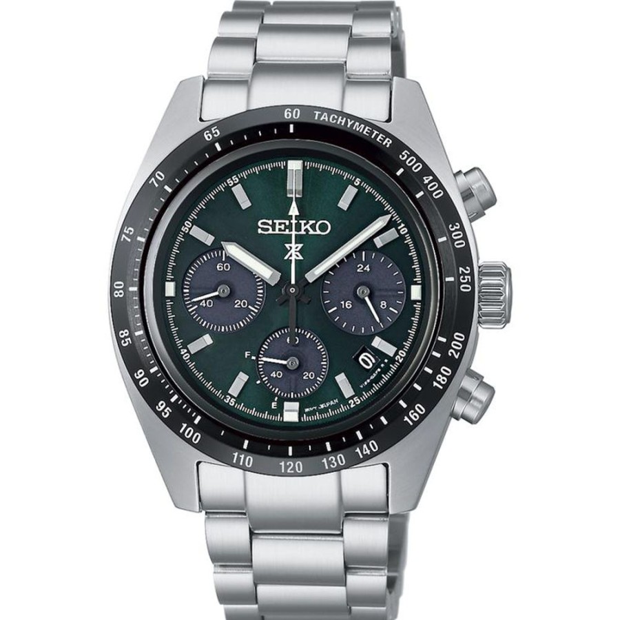 Watches Seiko Prospex | Green Speedtimer