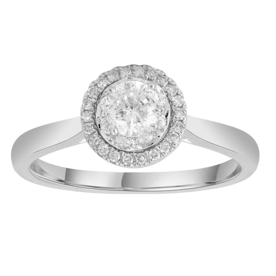 Jewellery Diamonds by WD | Ring With 0.5Ct Diamonds In 9K White Gold