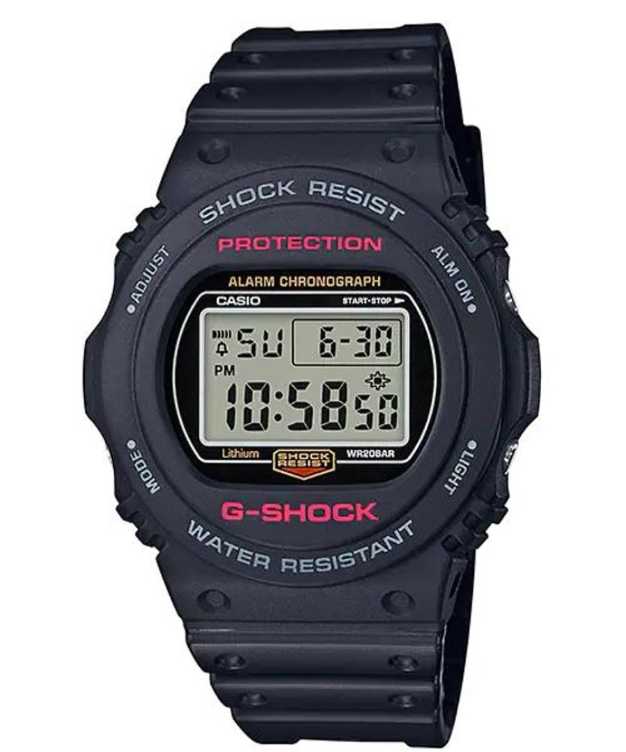 Watches G-Shock | Digital Black Resin Band Watch