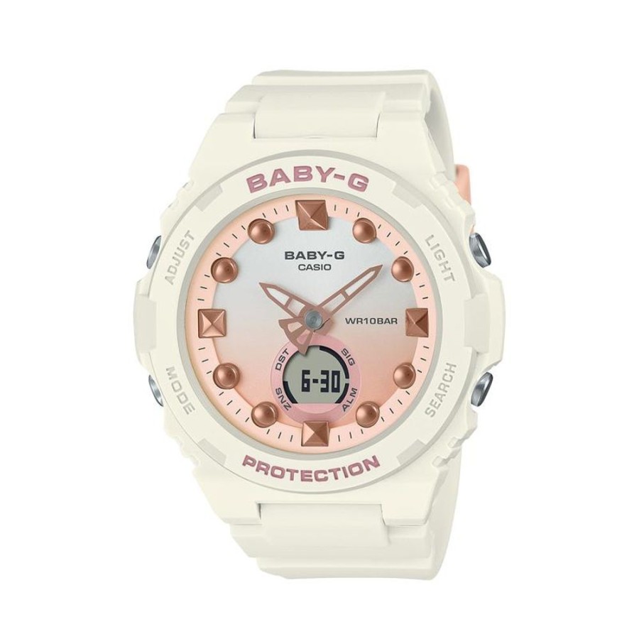 Watches Casio | Baby-G White Resin Band