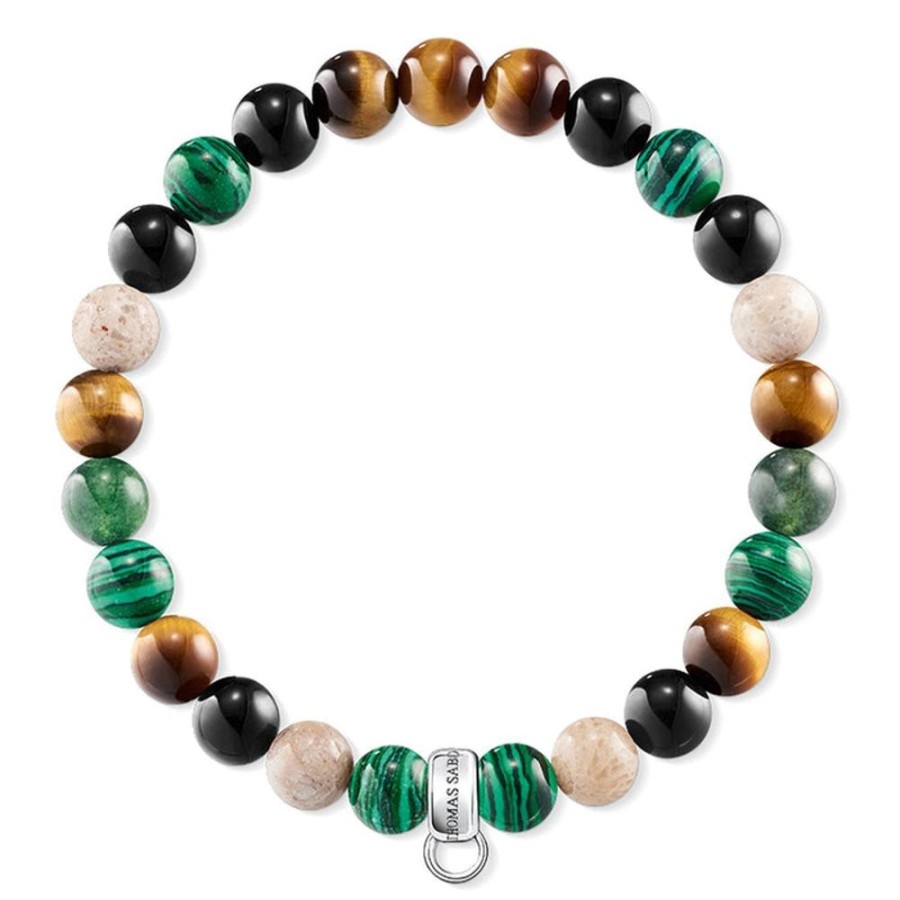 Jewellery Thomas Sabo | Charm Bracelet "Brown, Green, White"