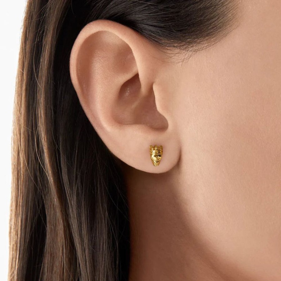 Jewellery Thomas Sabo Jewellery | Thomas Sabo Ear Studs Skull Gold