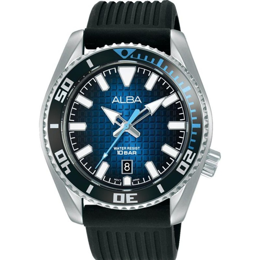 Watches Alba | Sports Analogue Black Dial