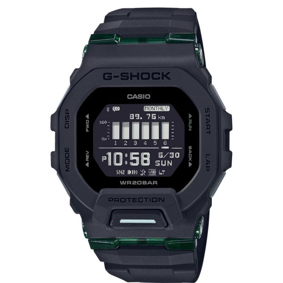 Watches G-Shock | Gbd-200 Series Black Resin Strap