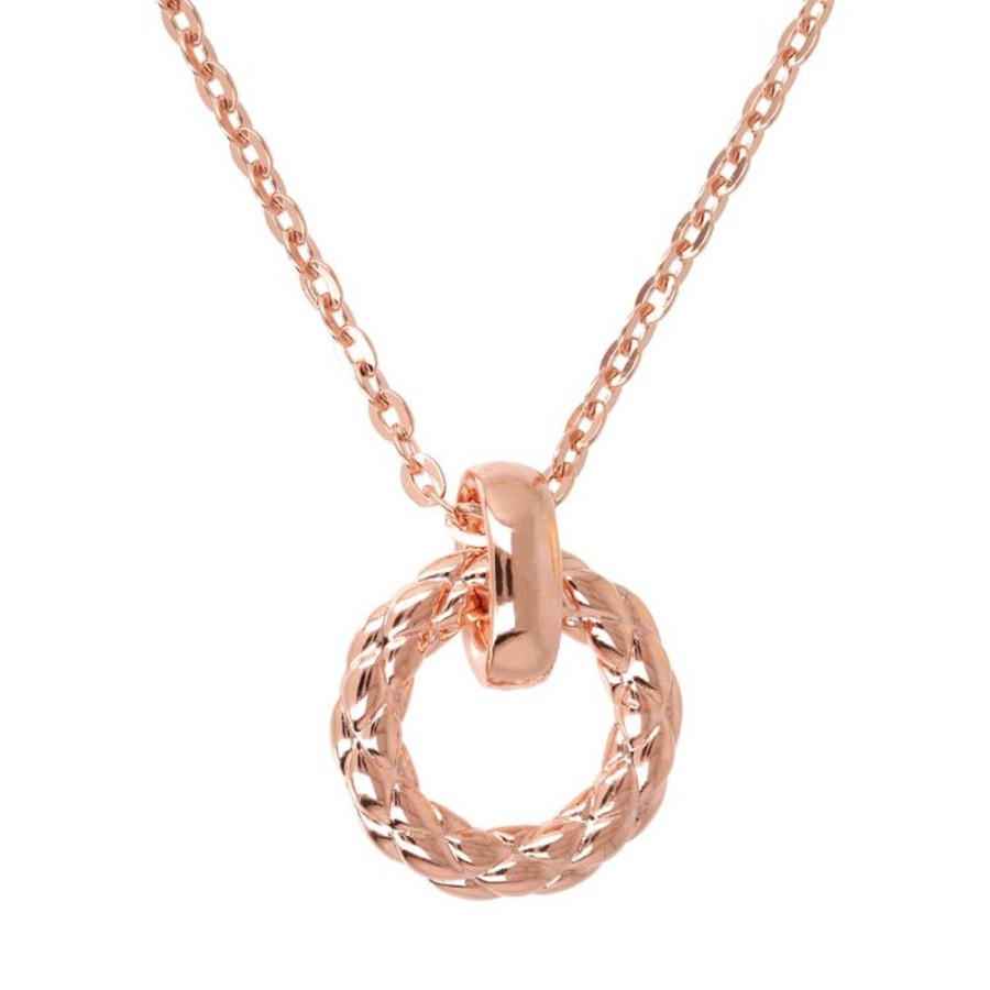 Jewellery Bronzallure | Purezza Circle Pendant Necklace 61Cm