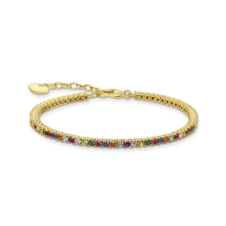 Jewellery Thomas Sabo | Bracelet Colourful Stones Gold