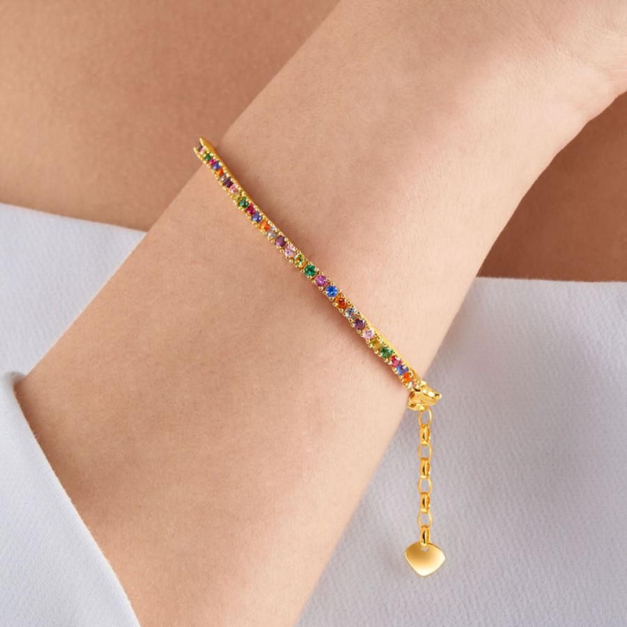 Jewellery Thomas Sabo | Bracelet Colourful Stones Gold