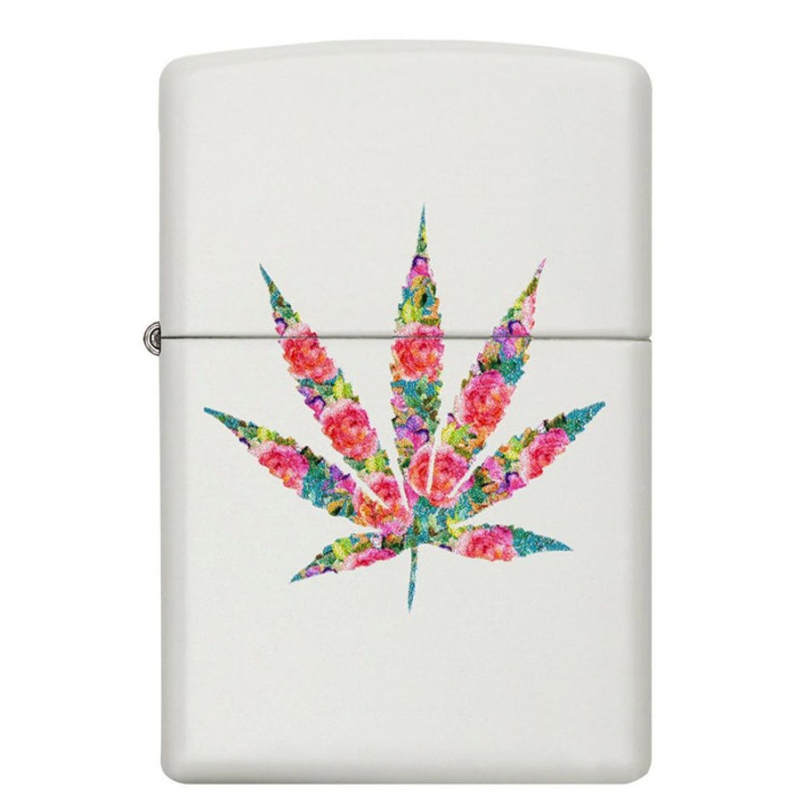 Accessories Zippo | Floral Weed Design Lighter