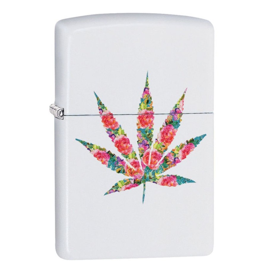 Accessories Zippo | Floral Weed Design Lighter