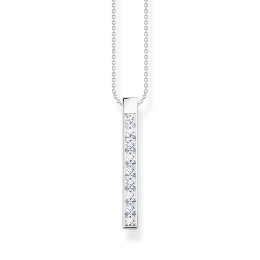 Jewellery Thomas Sabo | Necklace White Stones Silver