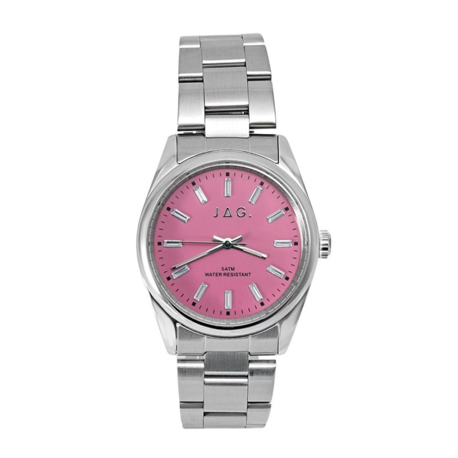 Watches Jag | Kallista Pink Dial 36Mm Watch