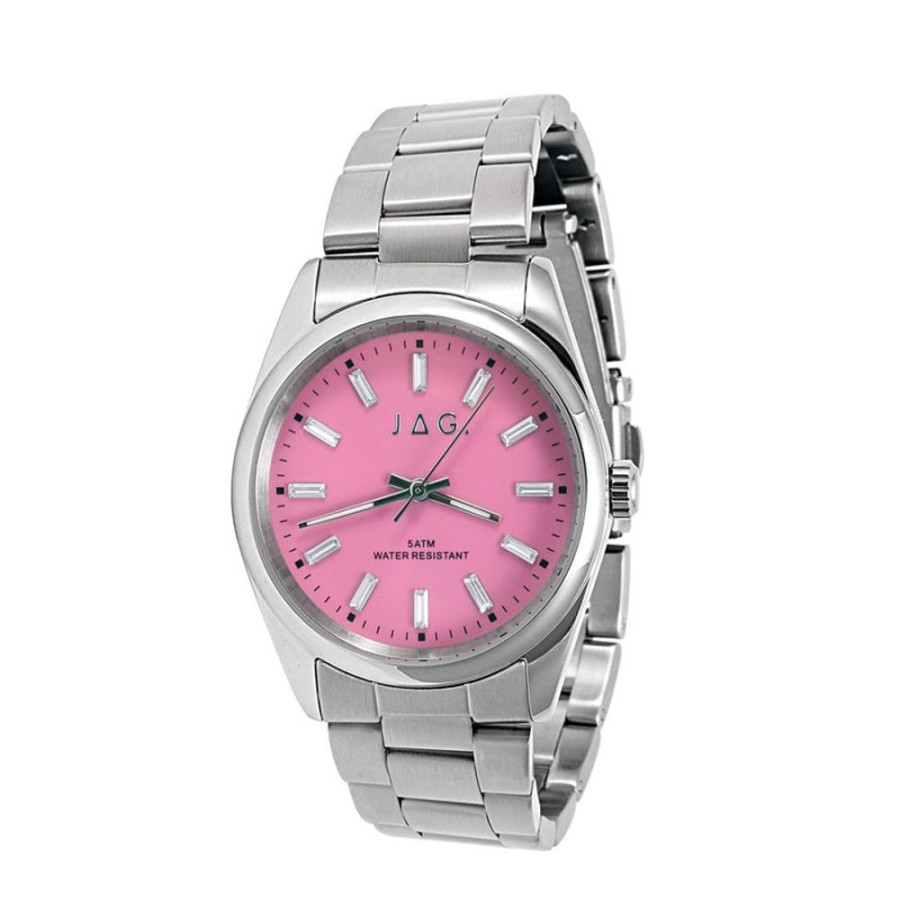 Watches Jag | Kallista Pink Dial 36Mm Watch