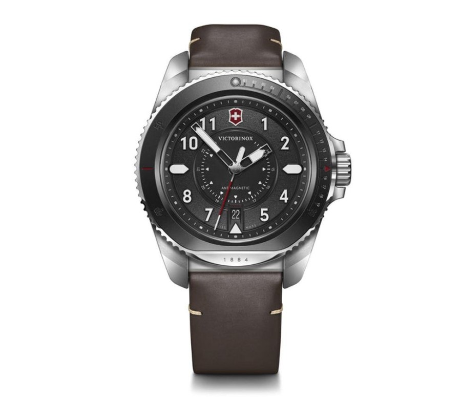 Watches Victorinox | Journey 1884 Brown Leather Strap Watch