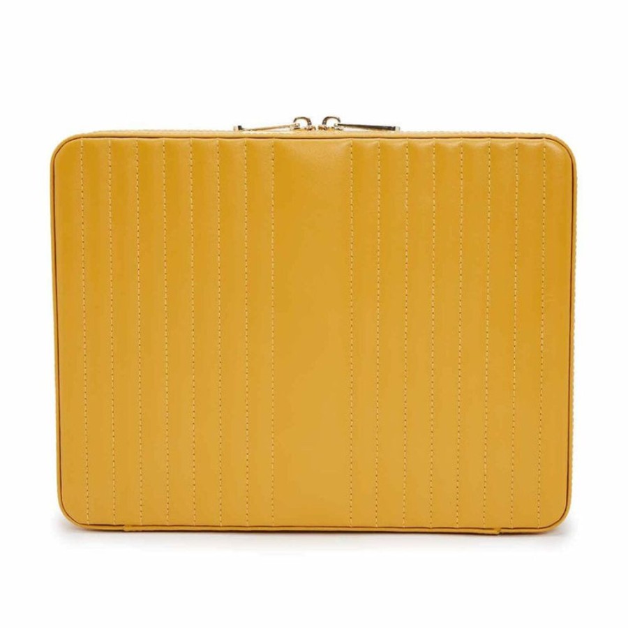 Accessories Wolf | Maria Large Zip Case Mustard