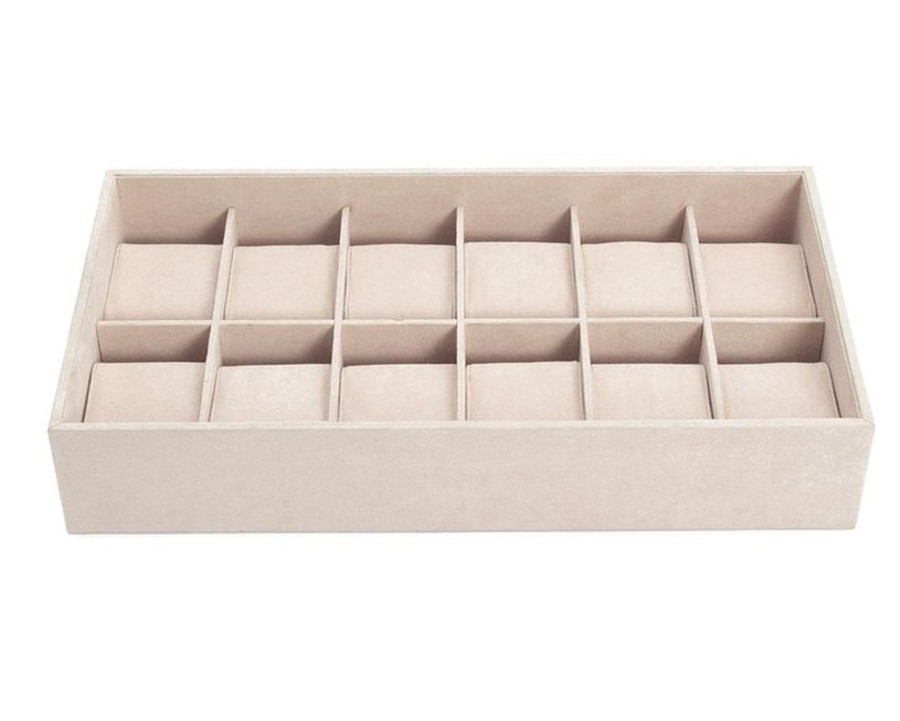 Accessories Wolf | Vault 12Pc Watch Tray Insert Beige