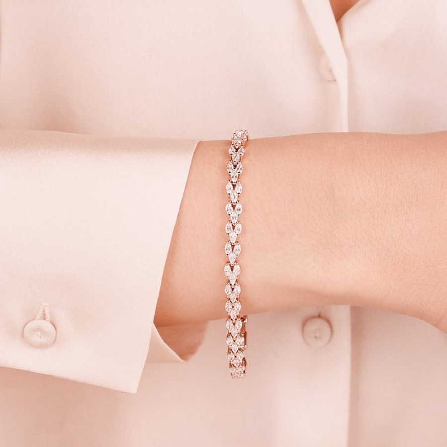 Jewellery Bronzallure | White Cubic Zirconia Tennis Bracelet