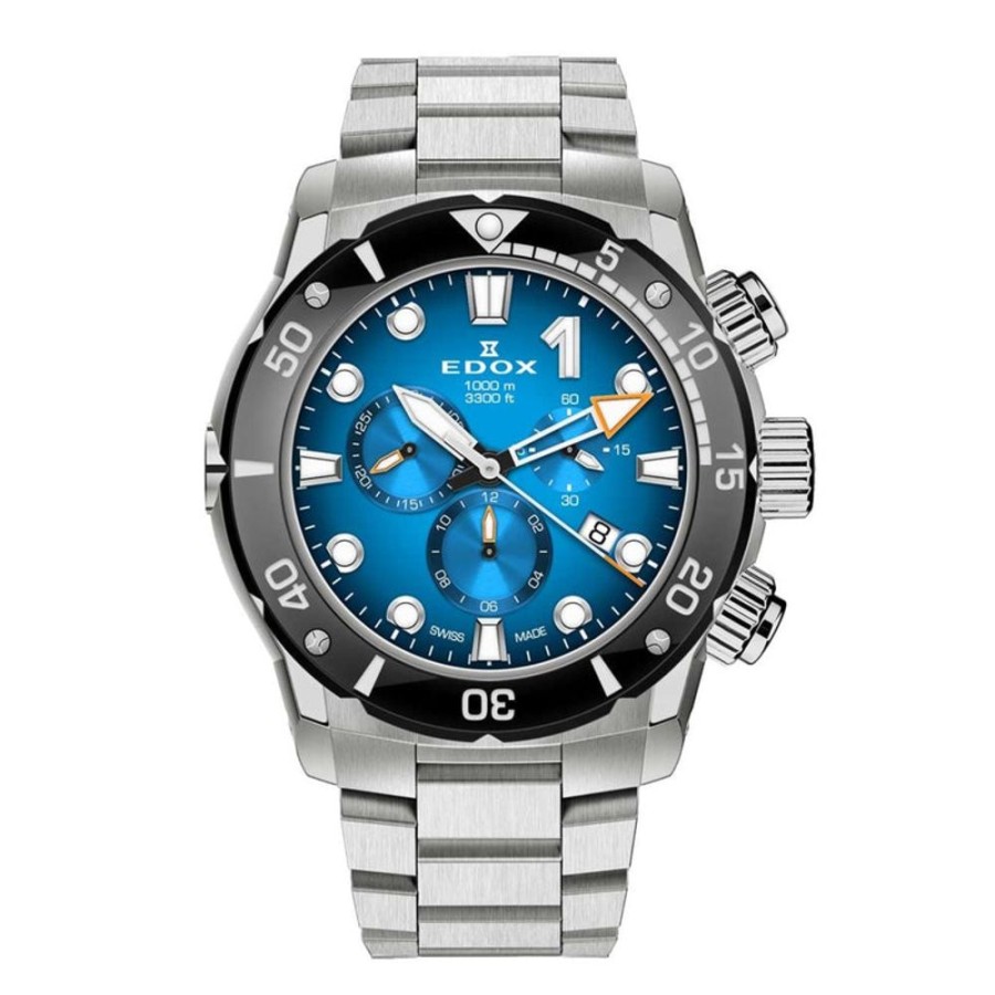 Watches Edox | Co-1 Men'S Chronograph Watch