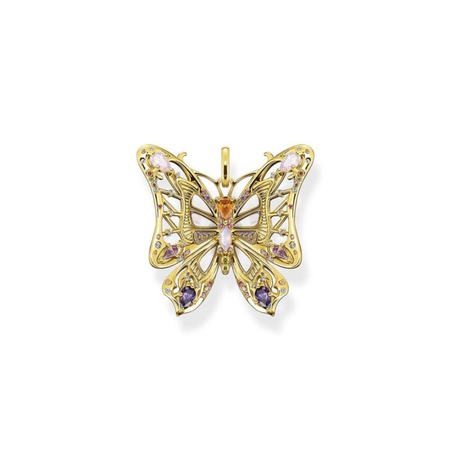 Jewellery Thomas Sabo | Pendant Butterfly Gold