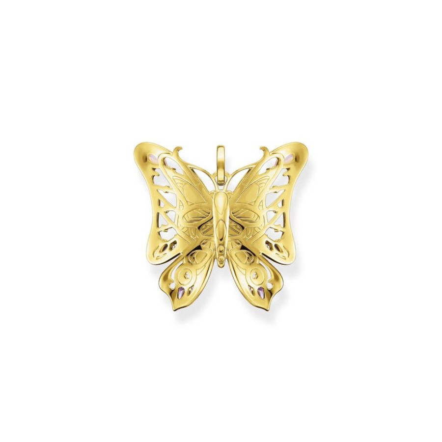 Jewellery Thomas Sabo | Pendant Butterfly Gold