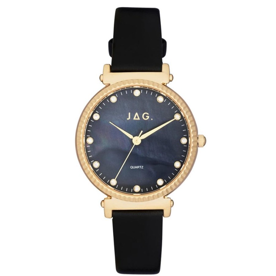 Watches Jag | Victoria Black Dial 34Mm Watch