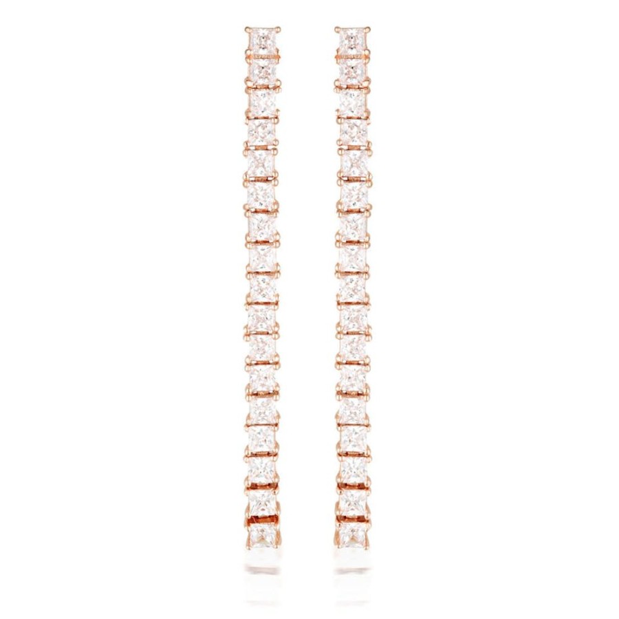 Jewellery Georgini | Georgini Iconic Bridal Vera Earrings Rose Gold