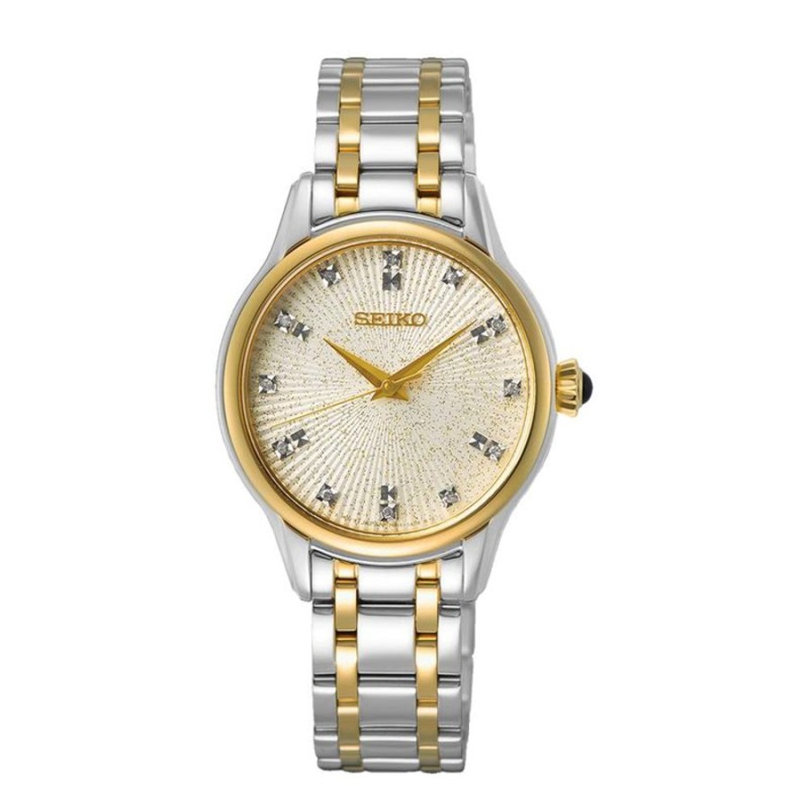 Watches Seiko | Two-Tone Dimond Marker Watch