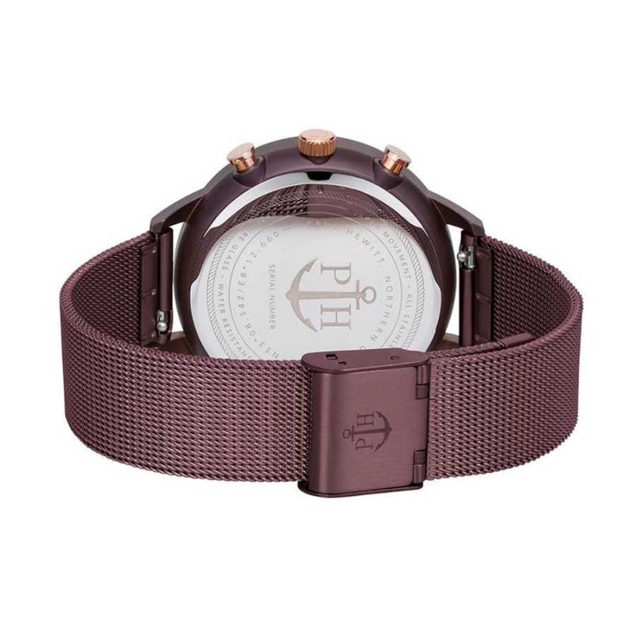 Watches Paul Hewitt | Everpulse Dark Mauve Watch