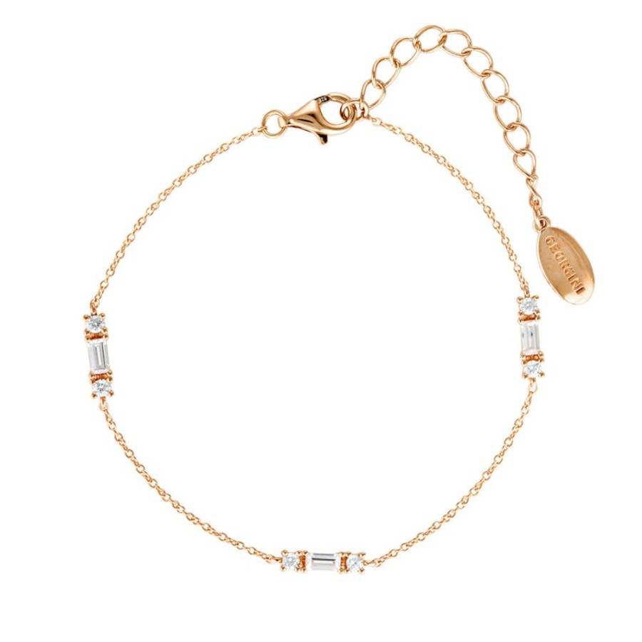 Jewellery Georgini | Georgini The Layered Edit Tolu Bracelet Rose Gold