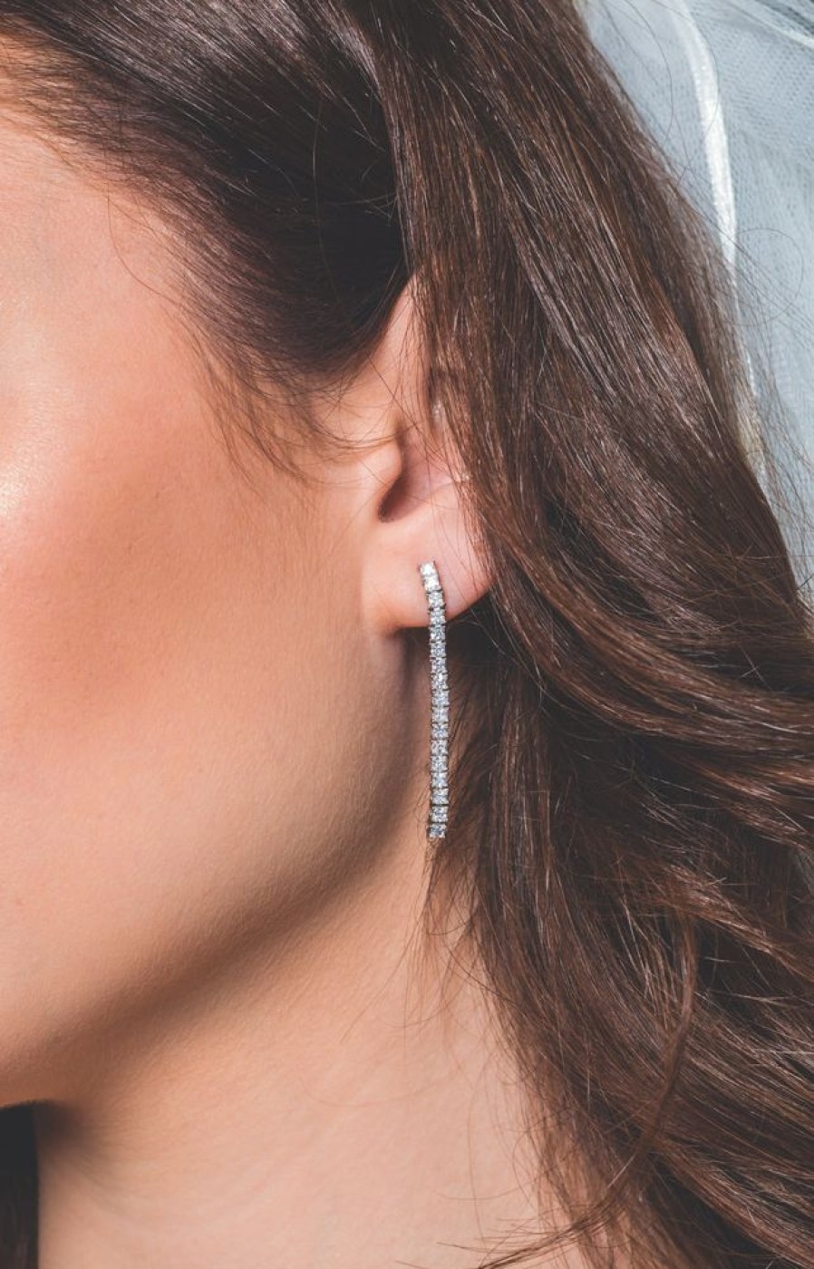 Jewellery Georgini | Georgini Iconic Bridal Vera Earrings Silver