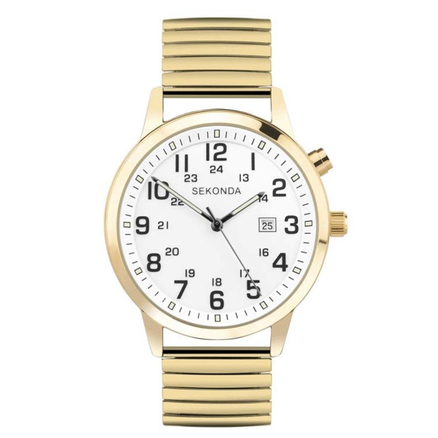 Watches Sekonda | Classic Stainless Steel White Dial Watch