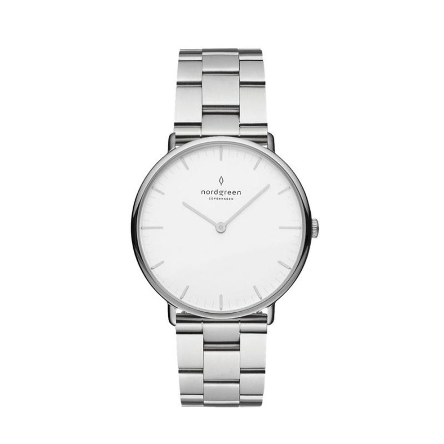 Watches Nordgreen | Women'S Native 32Mm Silver Watch