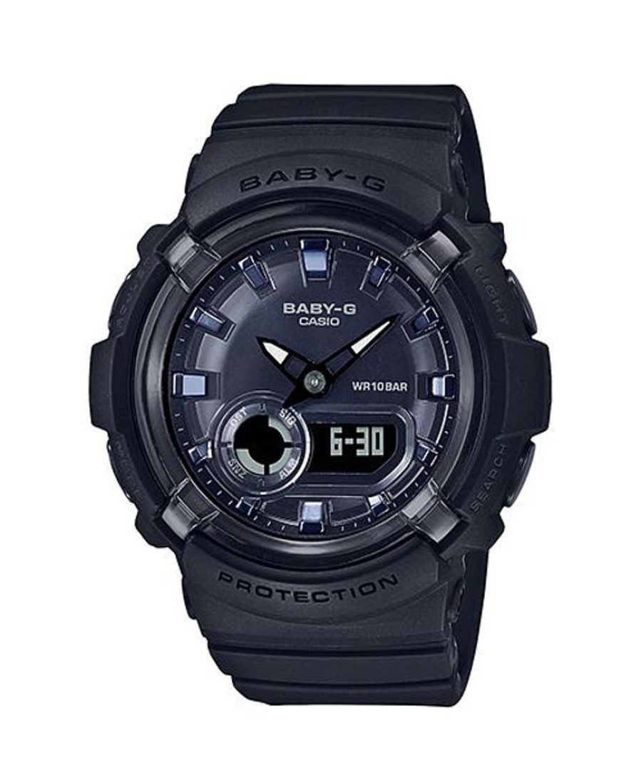 Watches G-Shock | Baby-G Analogue Digital Black Resin Band Watch