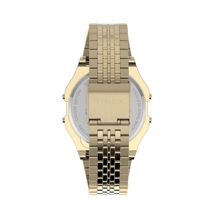 Watches Timex | T80 Space Invaders Gold Stainless Steel Watch