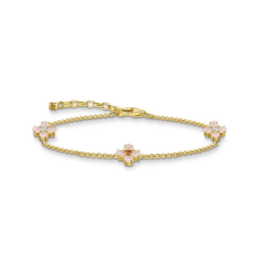 Jewellery Thomas Sabo | Bracelet Flower Gold