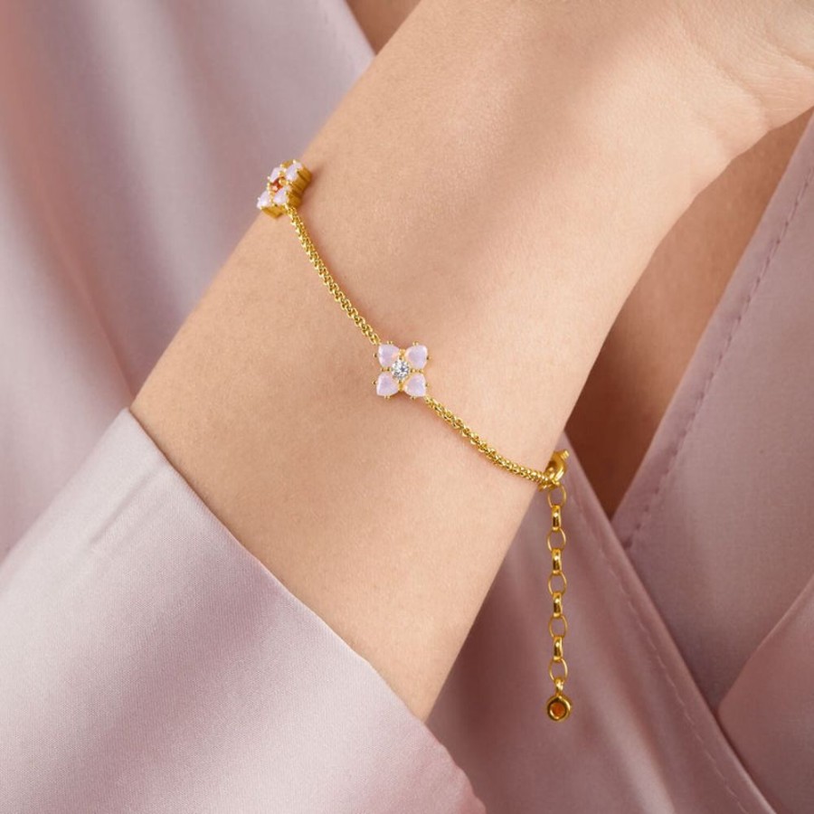 Jewellery Thomas Sabo | Bracelet Flower Gold