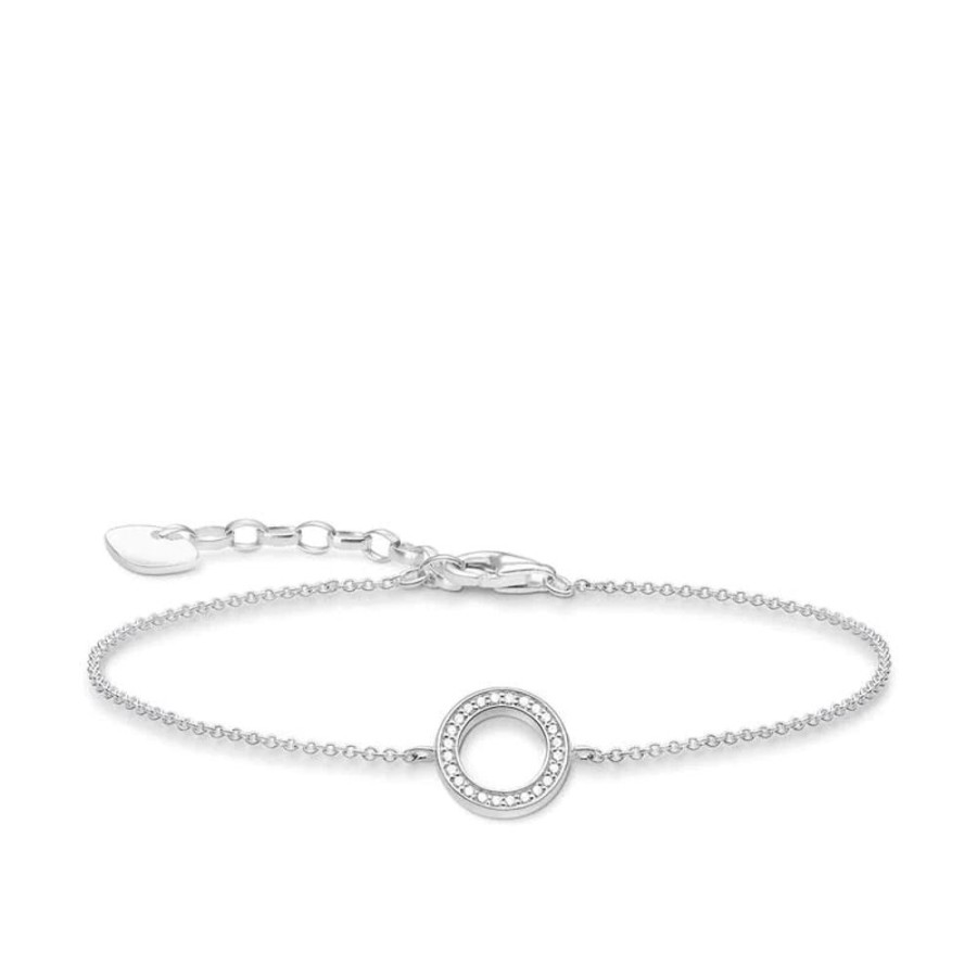 Jewellery Thomas Sabo Jewellery | Thomas Sabo Circular Cubic Zirconia Bracelet