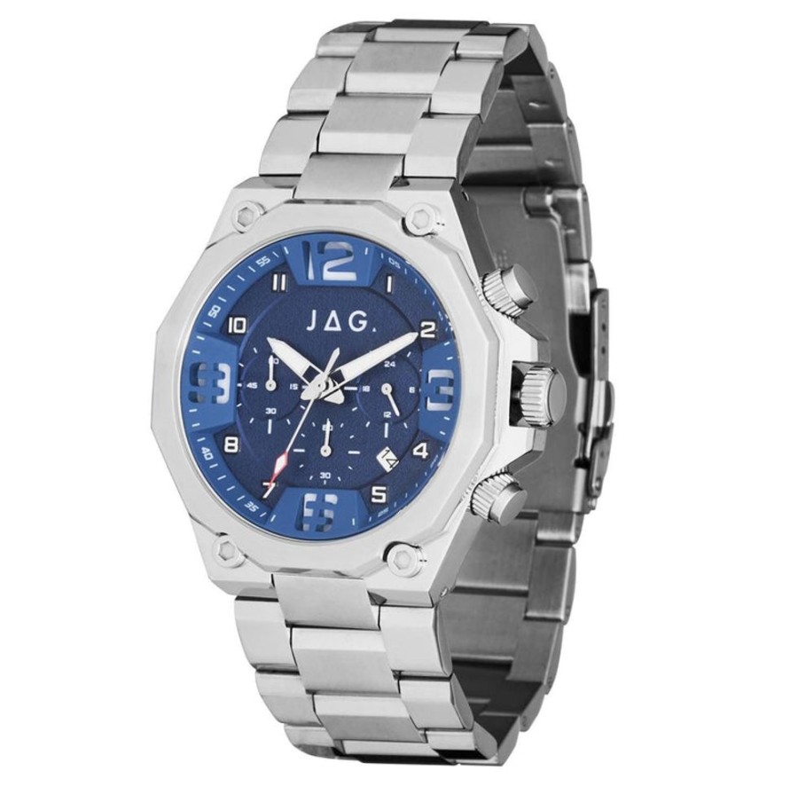 Watches Jag | Baxter Blue Dial 46Mm Watch