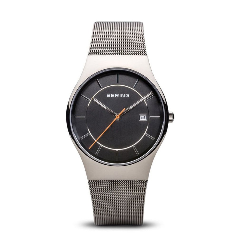 Watches Bering | Classic Polished Silver Mesh Watch