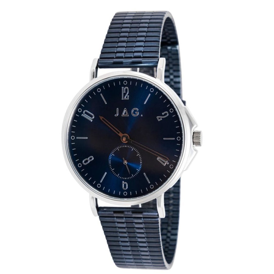 Watches Jag | Milton Blue Dial 42Mm Watch