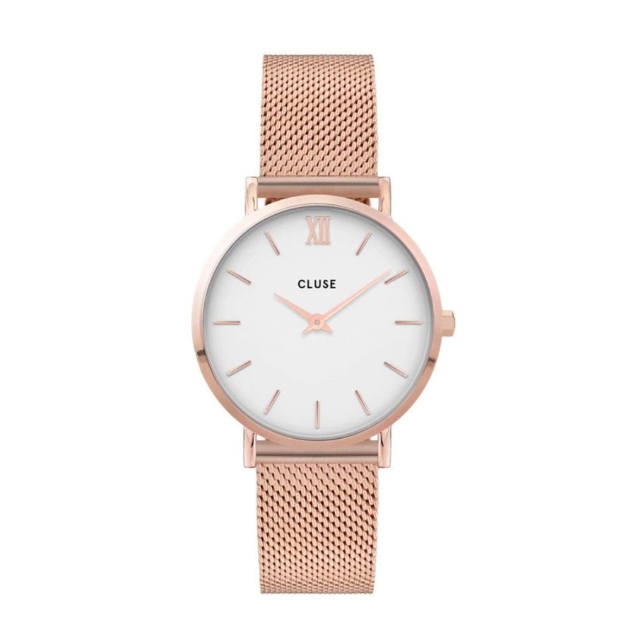 Watches Cluse | Cluse Minuit Rose Gold Watch