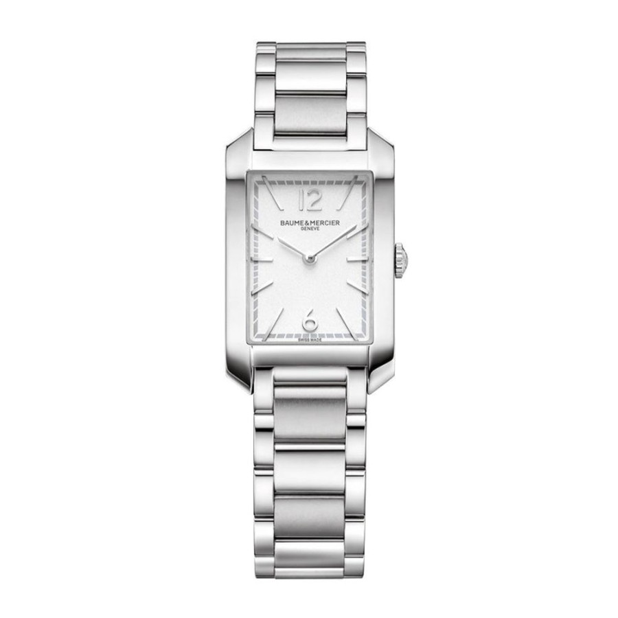 Watches Baume & Mercier | Hampton Stainless Steel Bracelet 35 X 22Mm Watch