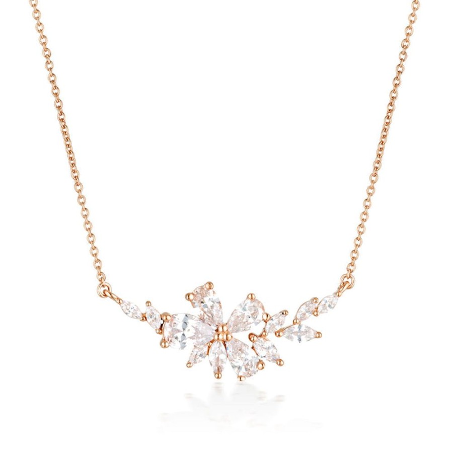 Jewellery Georgini | Georgini Iconic Bridal Hyacinth Necklace Rose Gold