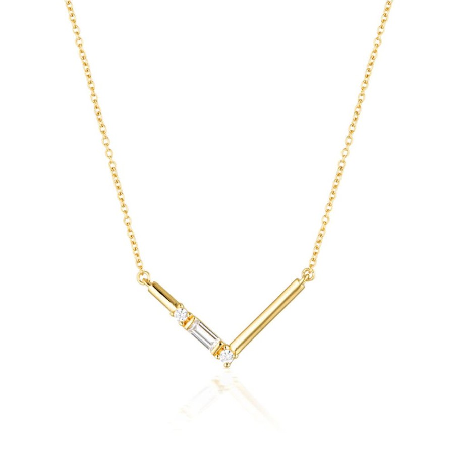 Jewellery Georgini | Georgini The Layered Edit Tiga Necklace Gold