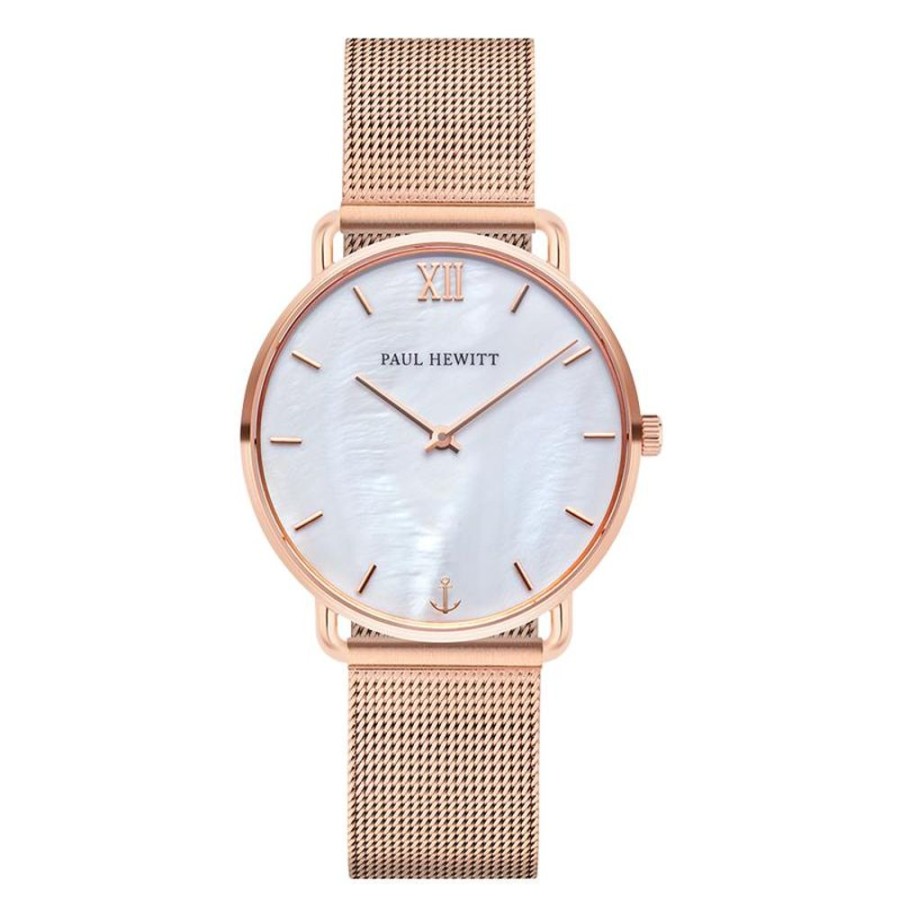 Watches Paul Hewitt | Miss Ocean Pearl Rg Mesh Watch