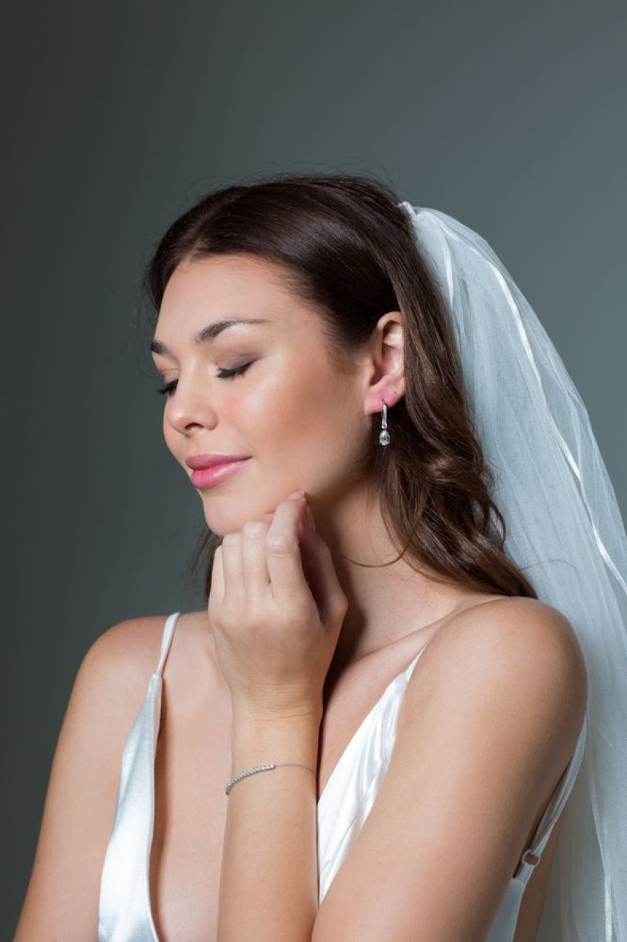 Jewellery Georgini | Georgini Iconic Bridal Elizabeth Earrings Silver