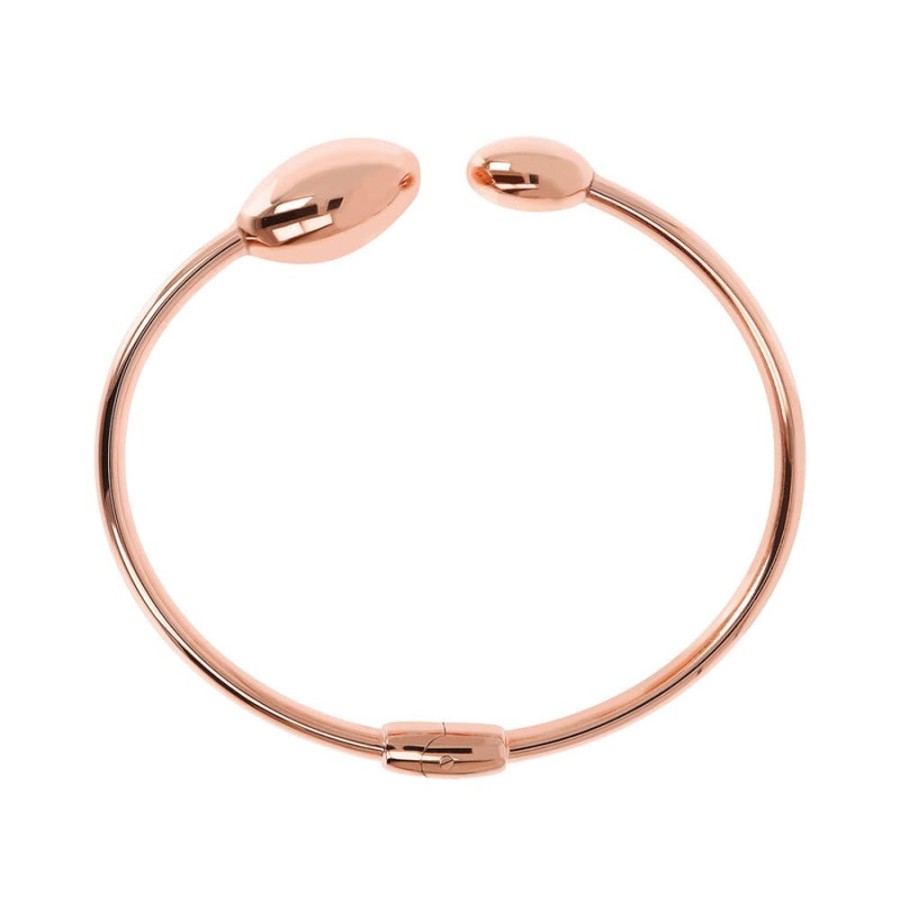 Jewellery Bronzallure | Purezza Open Button Bangle