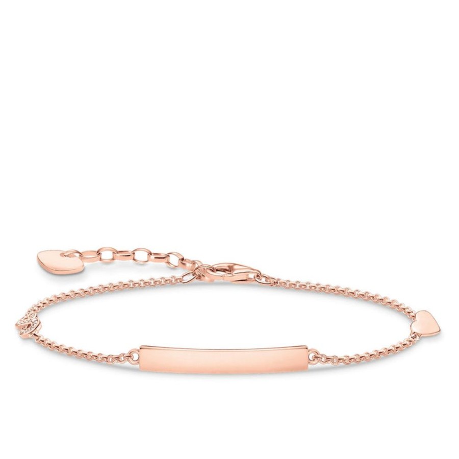 Jewellery Thomas Sabo | Bracelet Classic With Heart & Infinity Rose Gold