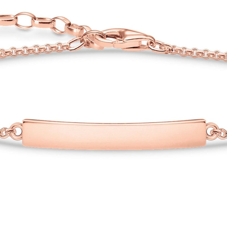 Jewellery Thomas Sabo | Bracelet Classic With Heart & Infinity Rose Gold