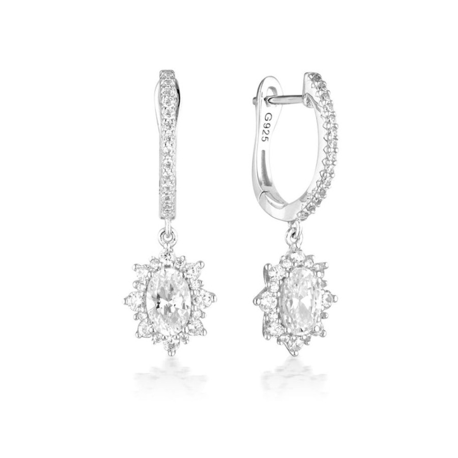 Jewellery Georgini | Georgini Iconic Bridal Eloise Earrings Silver