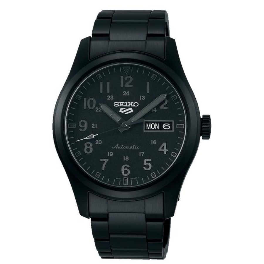 Watches Seiko | Stealth Black Sports Watch Srpj09